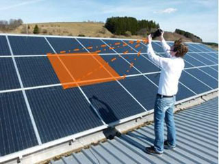 红外热成像仪在太阳能行业得应用